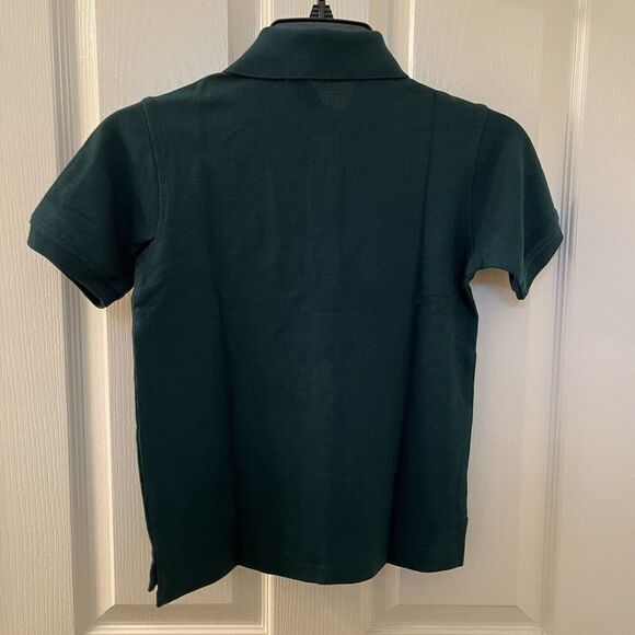 French Toast Short Sleeve Pique Polo Shirt Hunter Green Kids Size Small 6-7 NWT - Picture 7 of 9